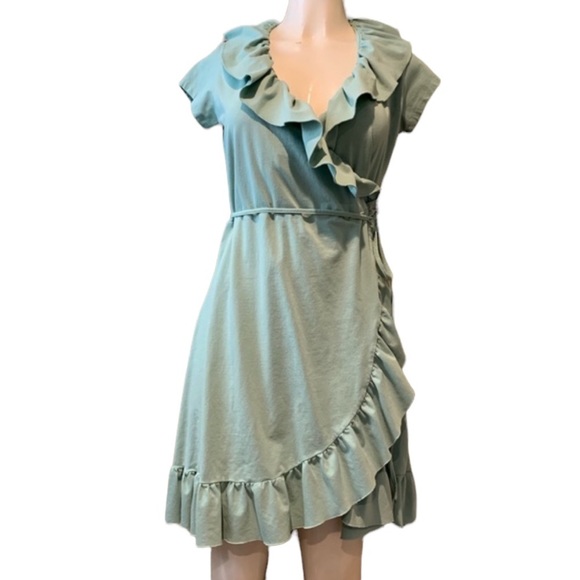 Matilda Jane Light as Air light green wrap dress Size small - Picture 1 of 5